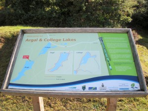 Argal and College lakes map